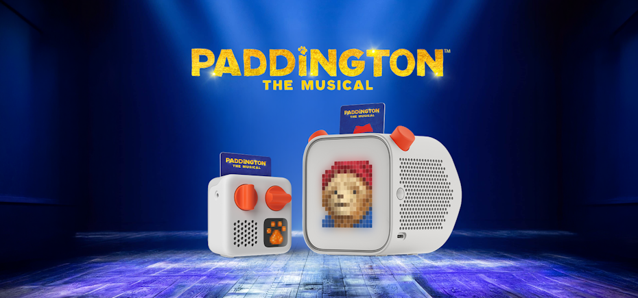 Paddington The Musical, shown in the Yoto Mini and Yoto Player
