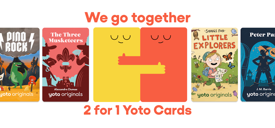 2for1 on select yoto cards