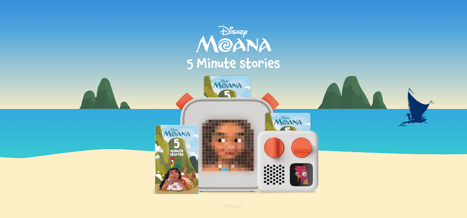 Moana 5 Minute Stories, now on Yoto