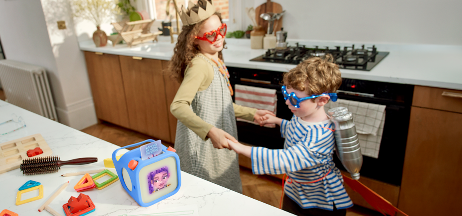 Screen-free audio kids actually ask for instead of the iPad. They pick a card, slot it in and get lost in stories, music and more.