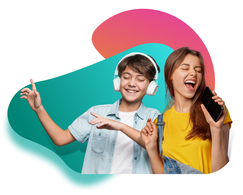 Happy Students Singing