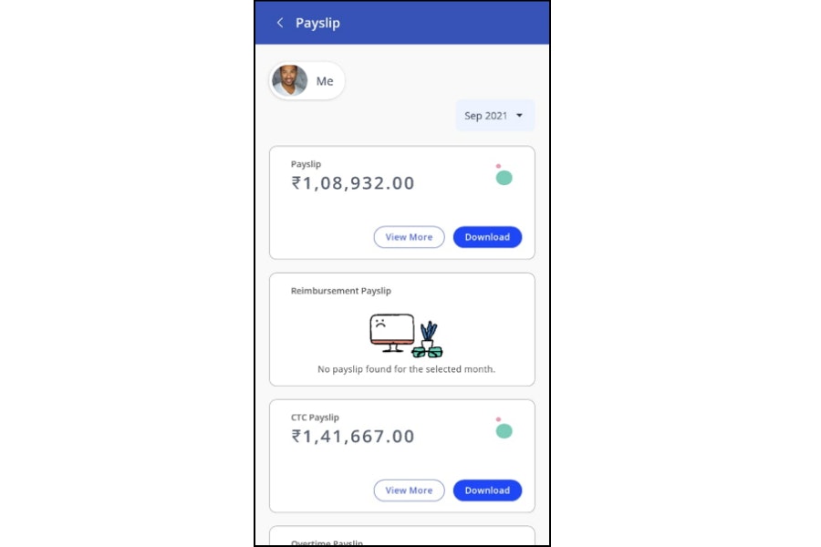 View and download payslips