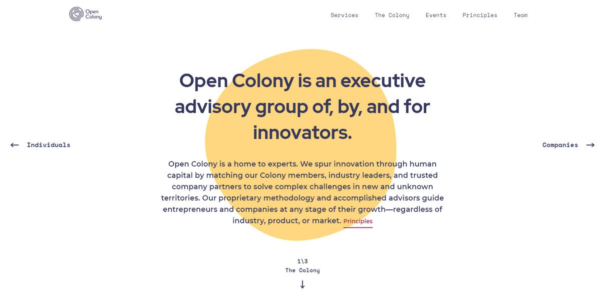 open colony website