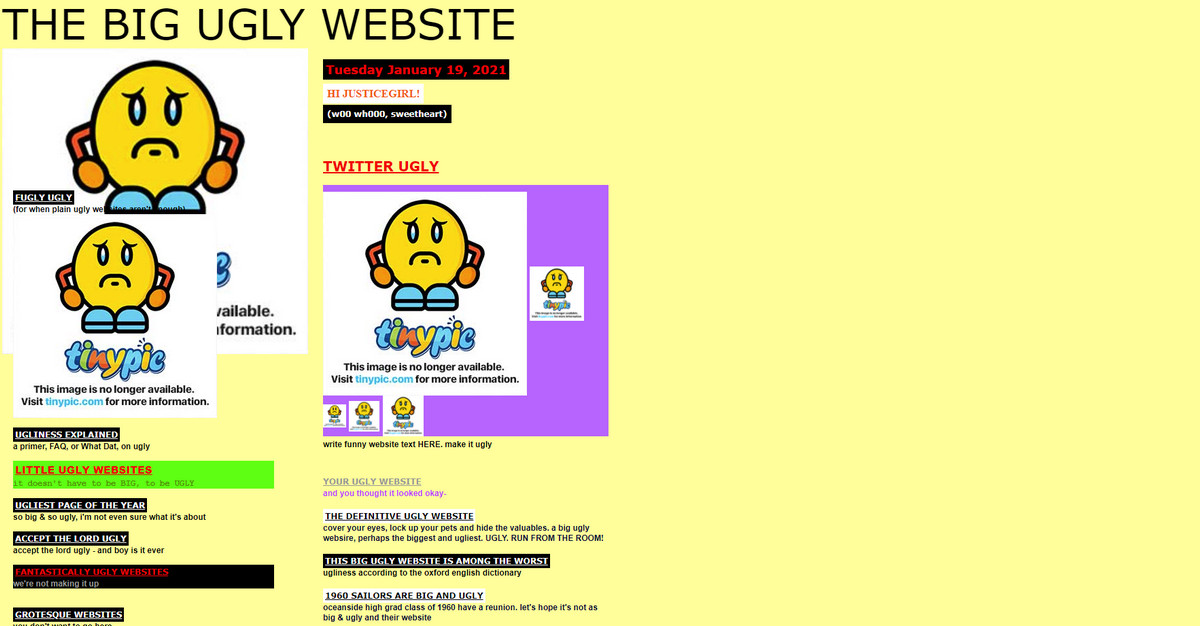 The Big Ugly Website