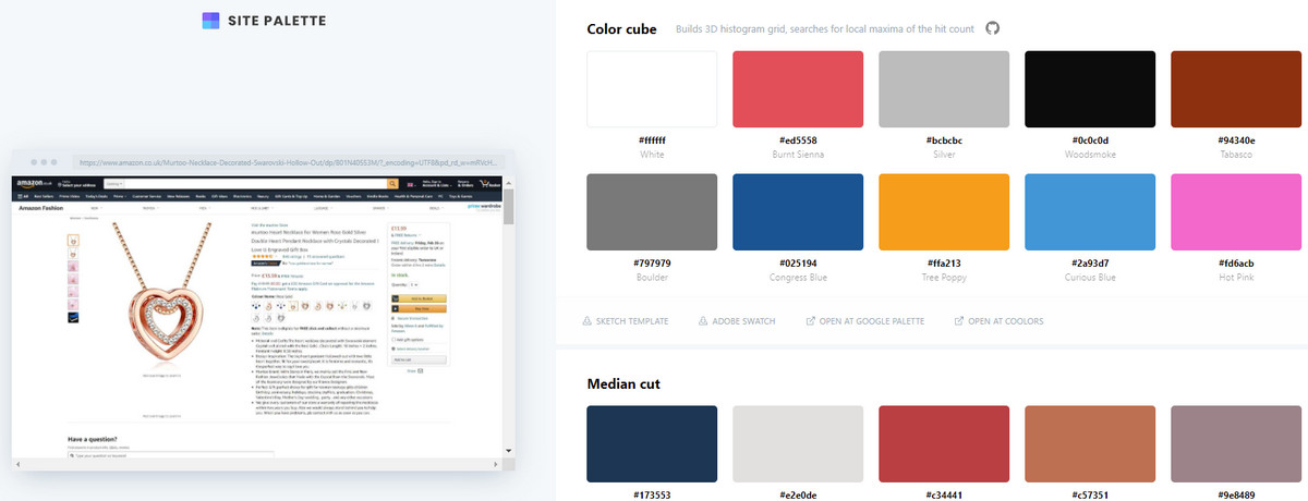 Amazon Color Scheme