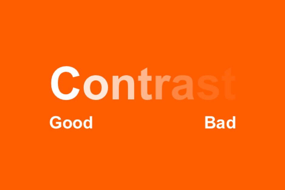 Good vs Bad Contrast