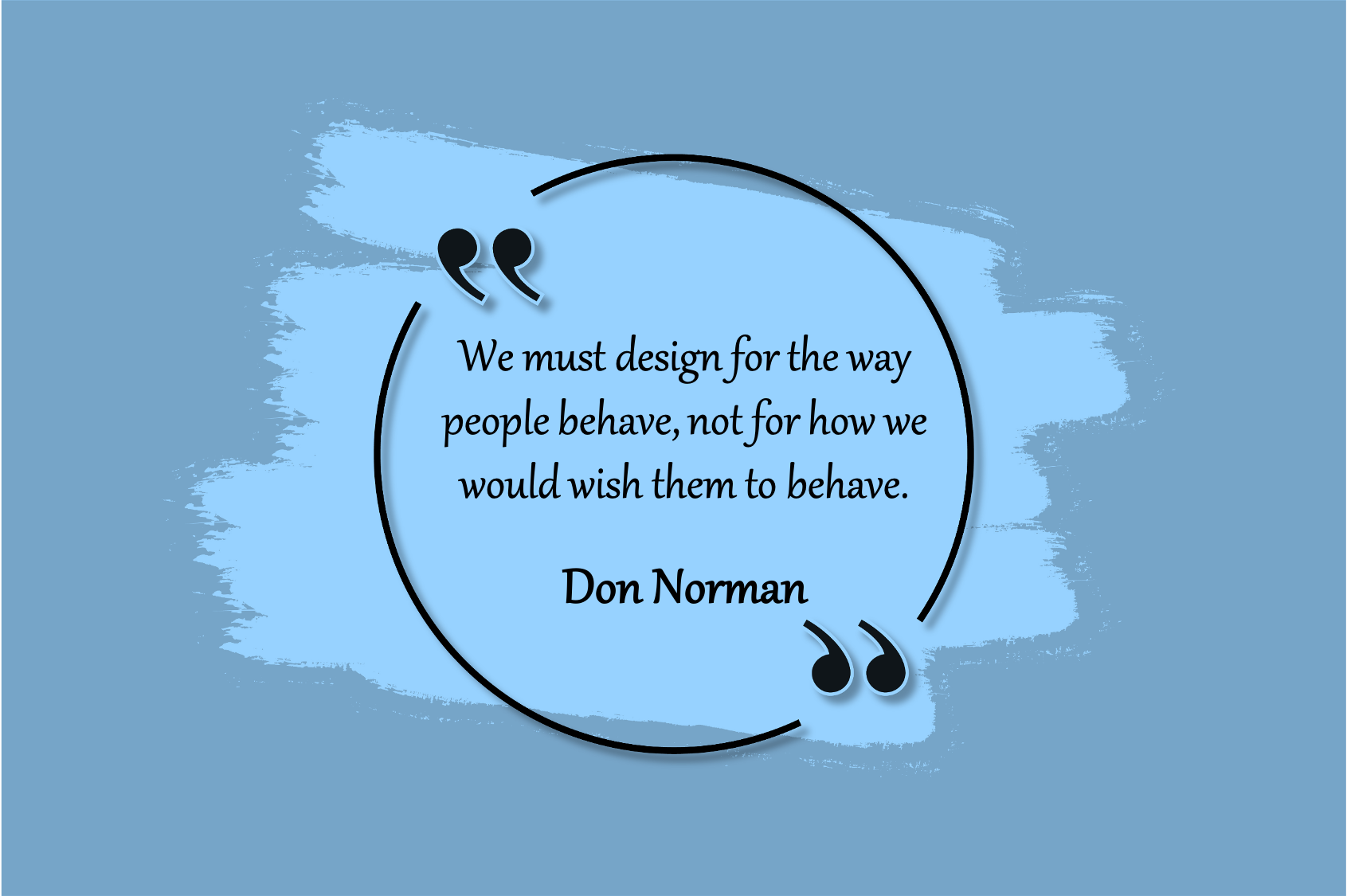 design the way people behave