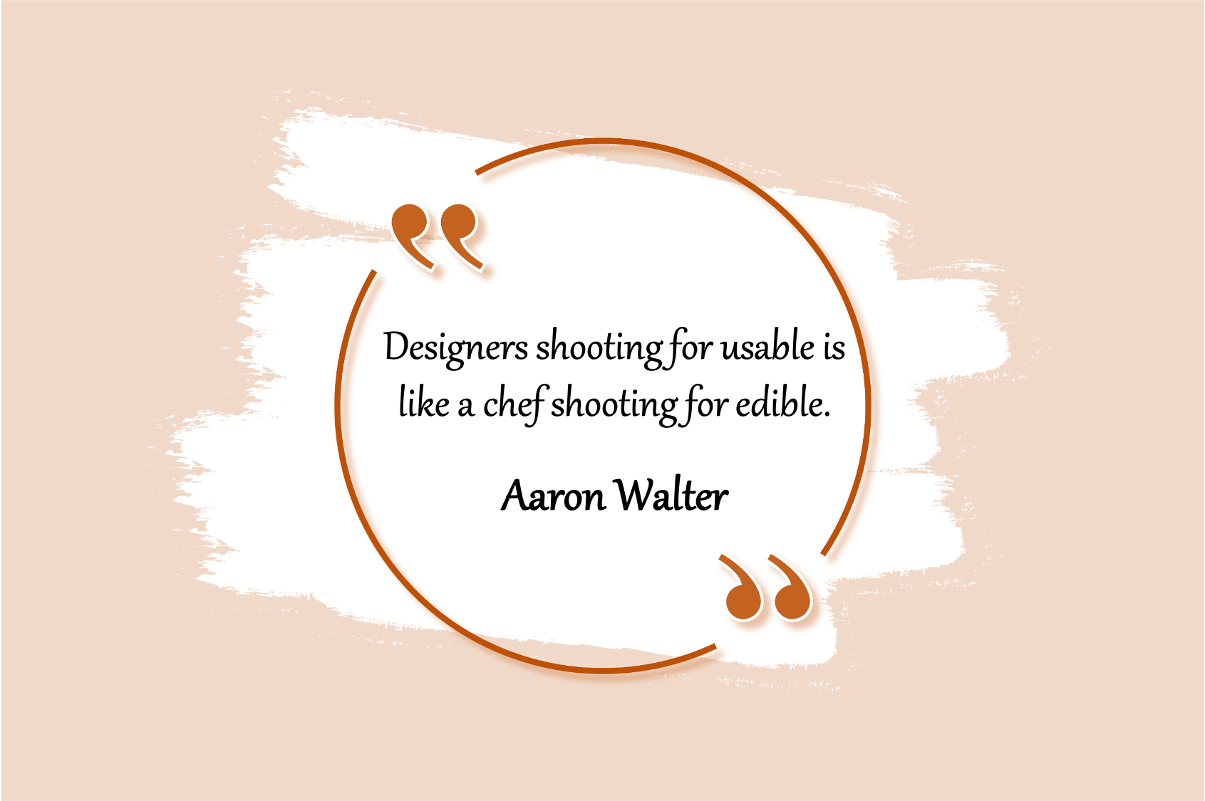 ux design quote just usable designs