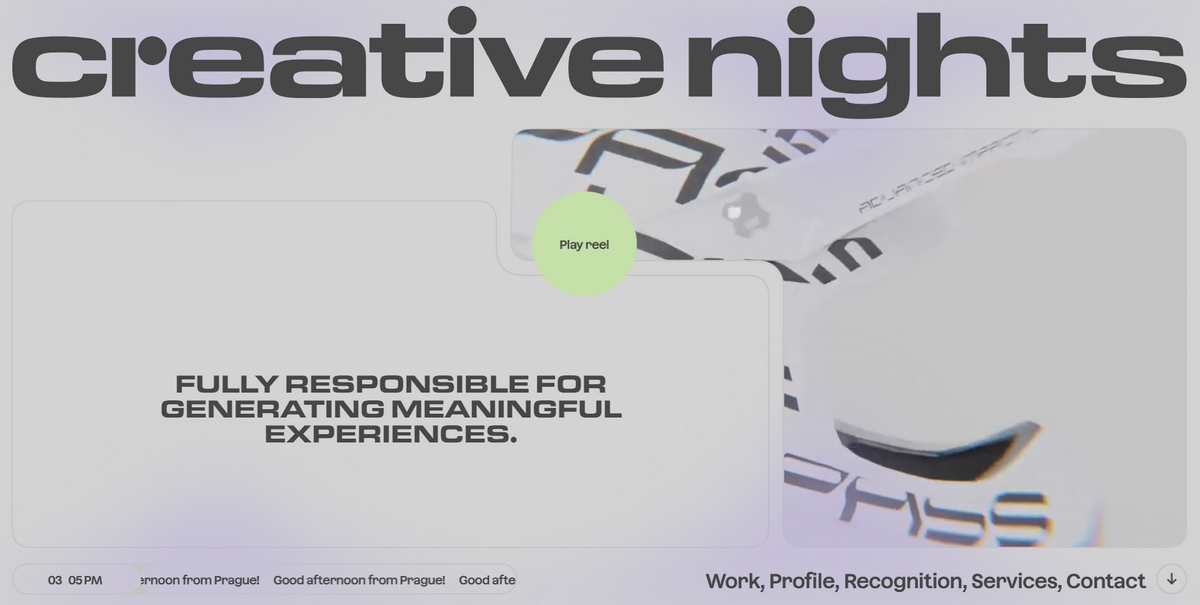 creative nights portfolio