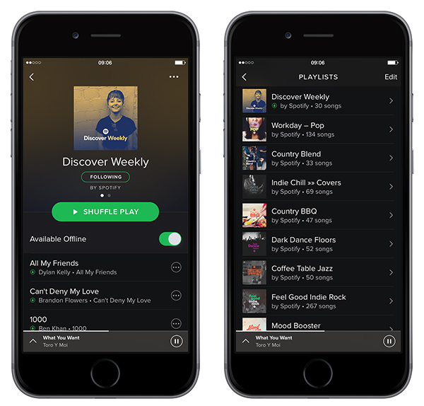 spotify mobile app