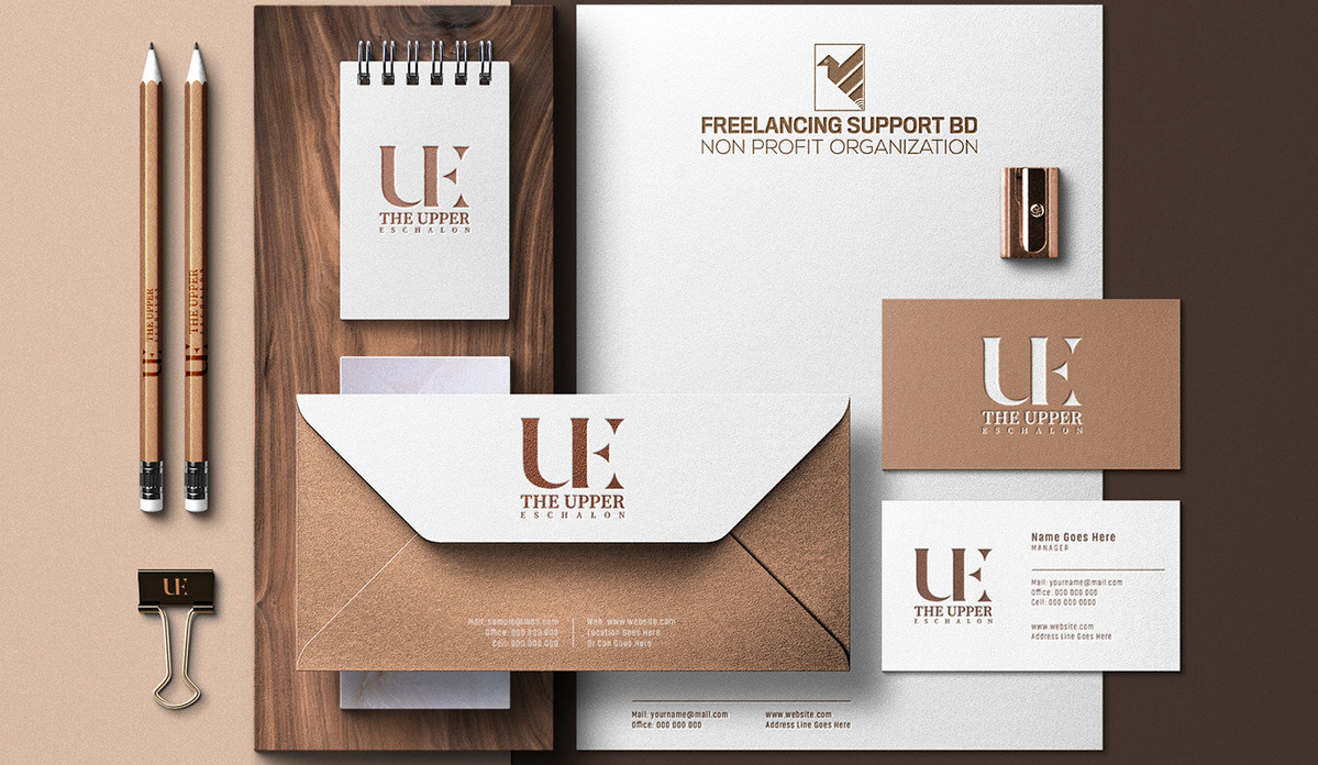 brand identity design mockups