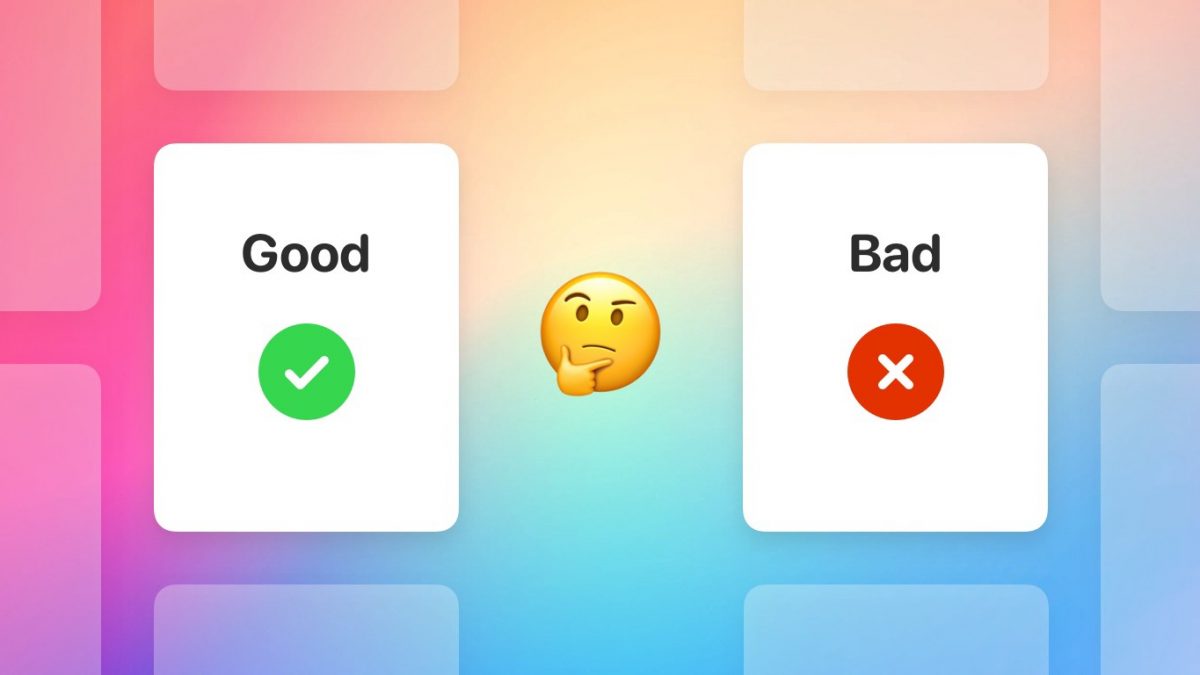 Bad vs Good UX