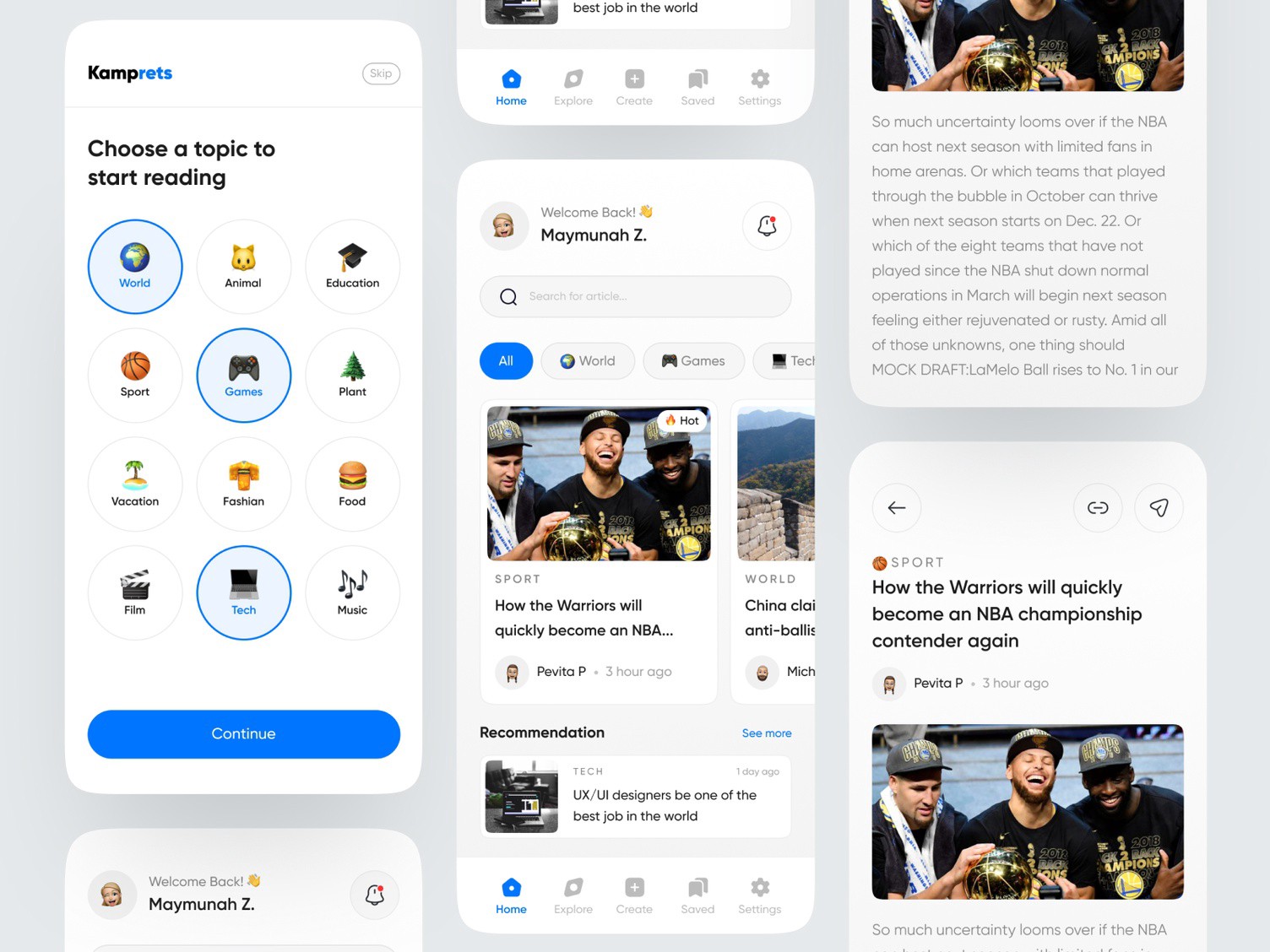 Designed by Rijal on Dribbble