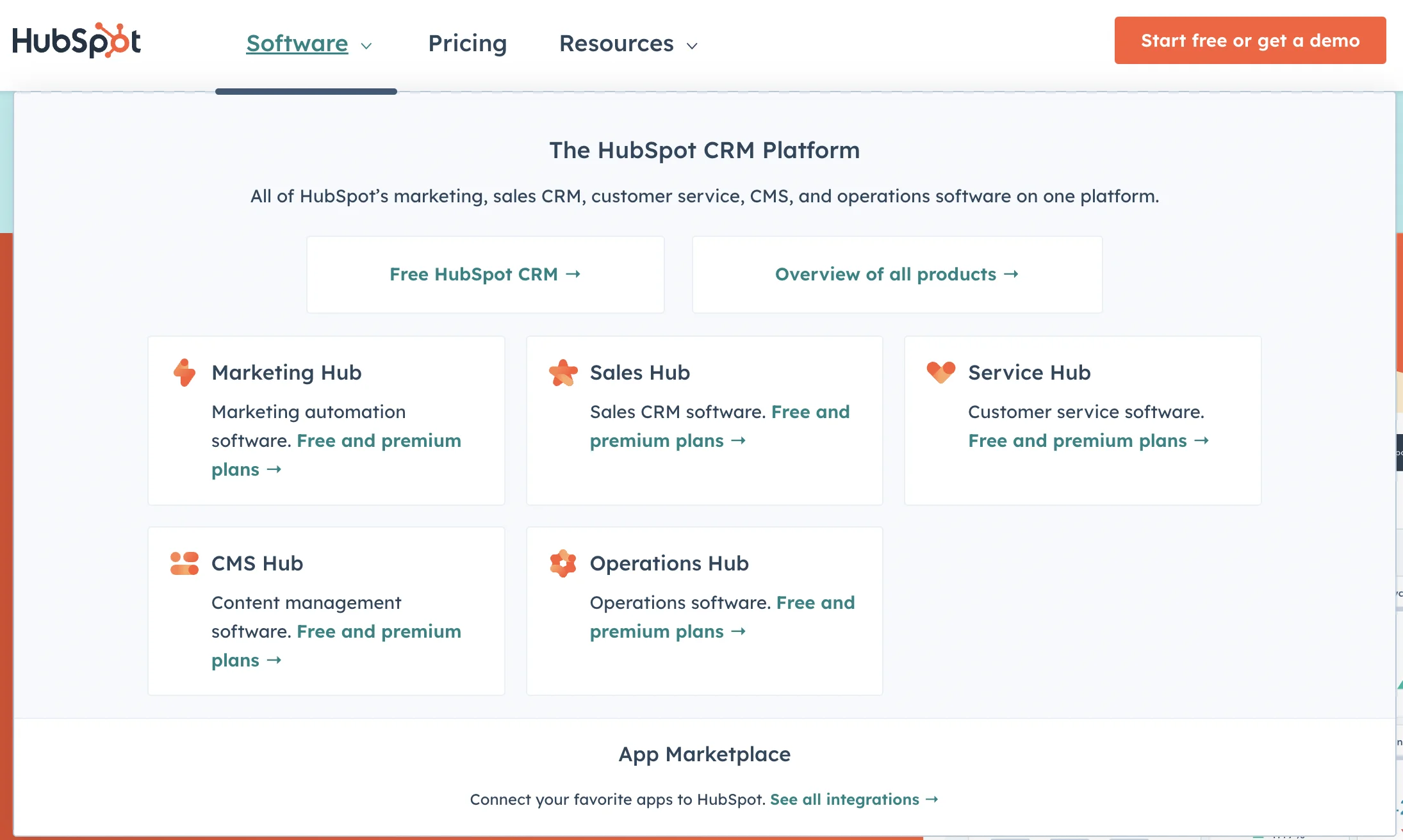 HubSpot as a SaaS Hub