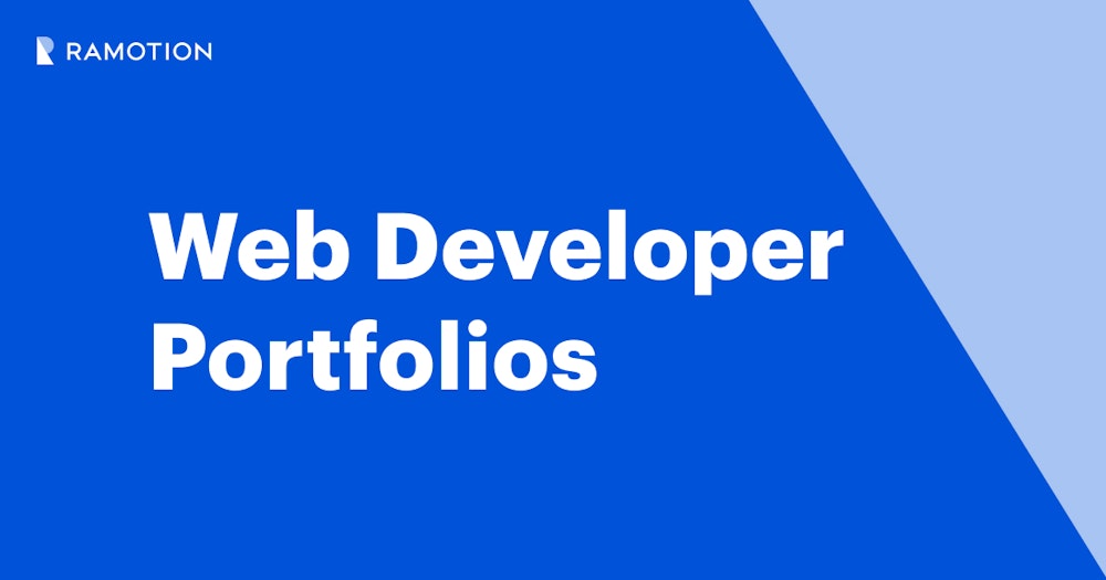 Web Developer Portfolio Examples | Ramotion Agency