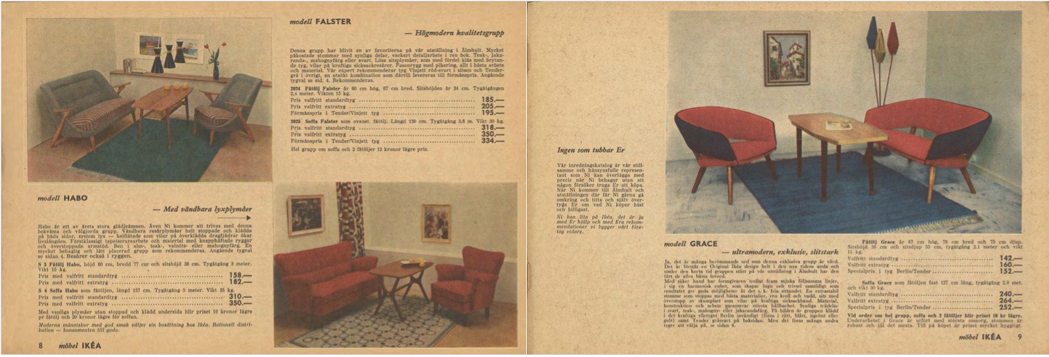 Three photos of different living room furniture arrangements