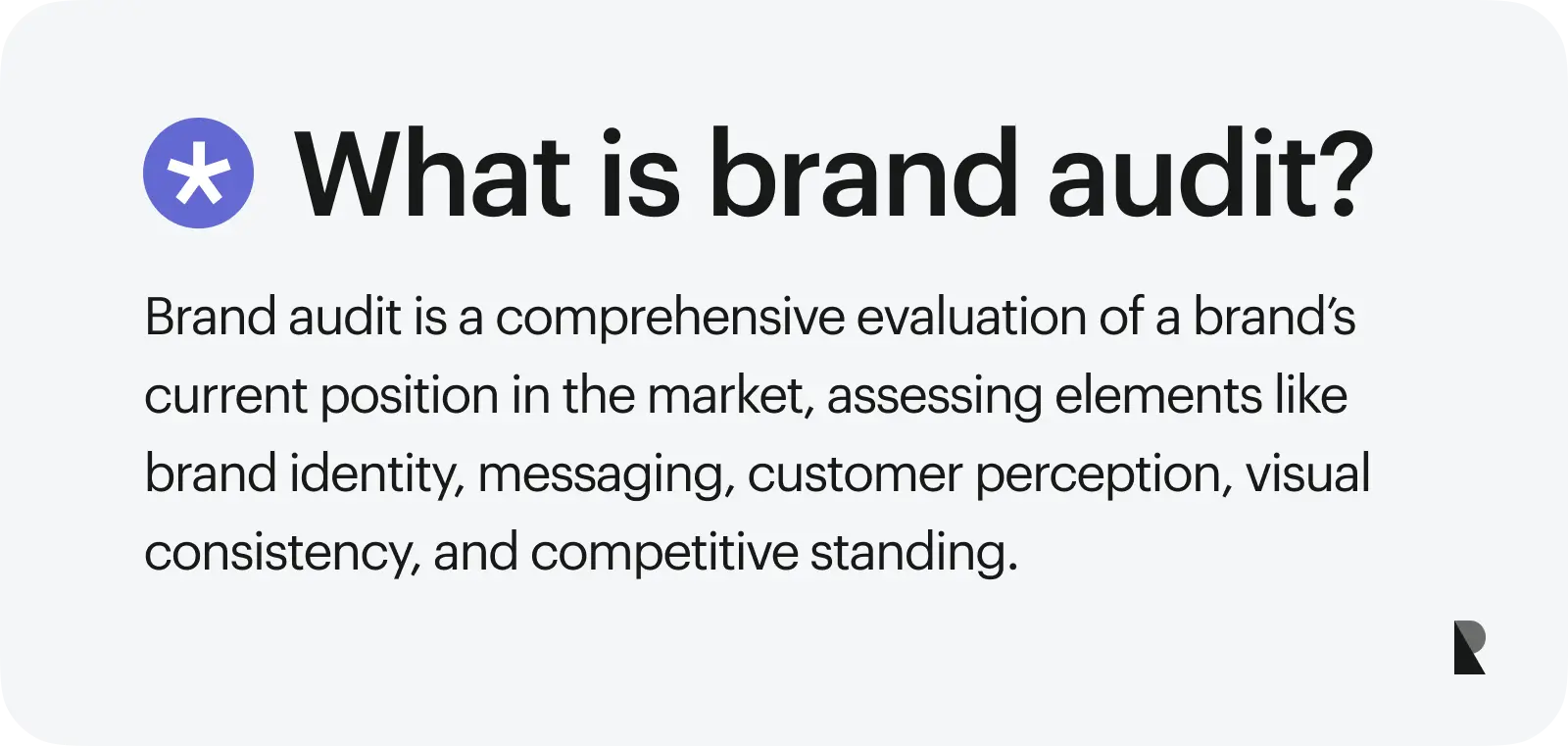 what is brand audit?