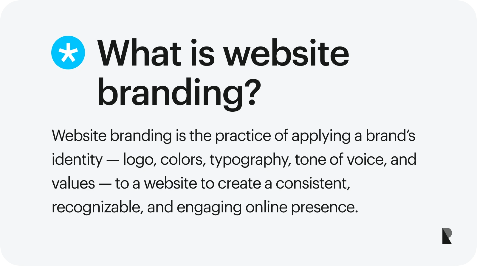 what is website branding