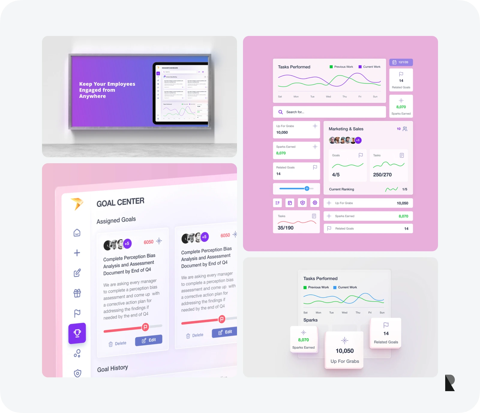 MetaSpark SaaS branding example