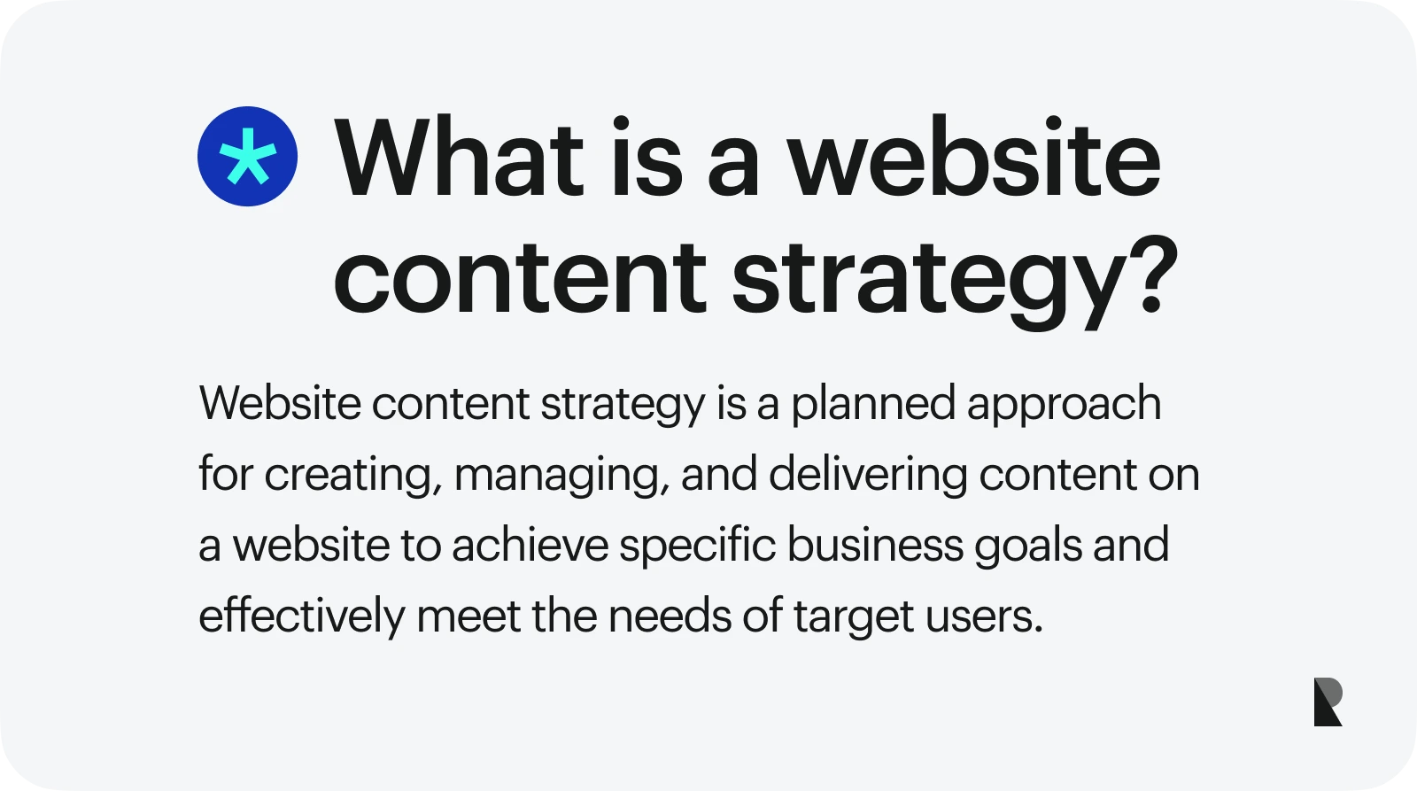 what is website content strategy?