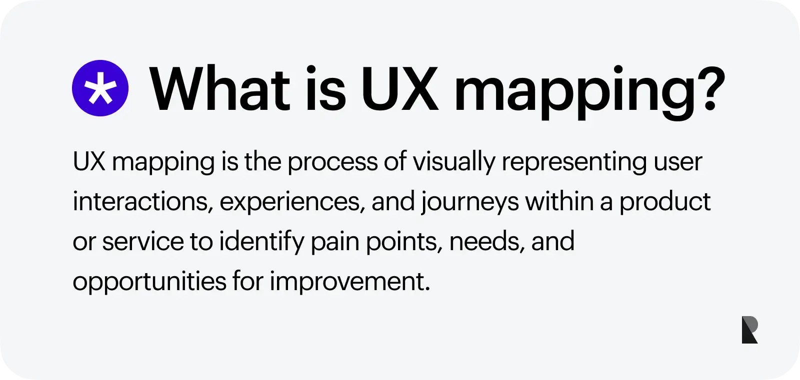 what is ux mapping