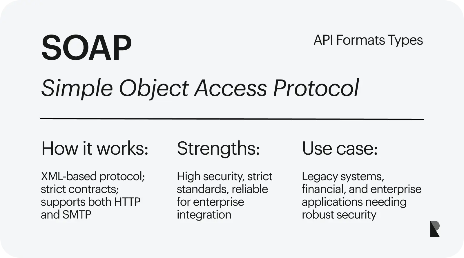 SOAP API type