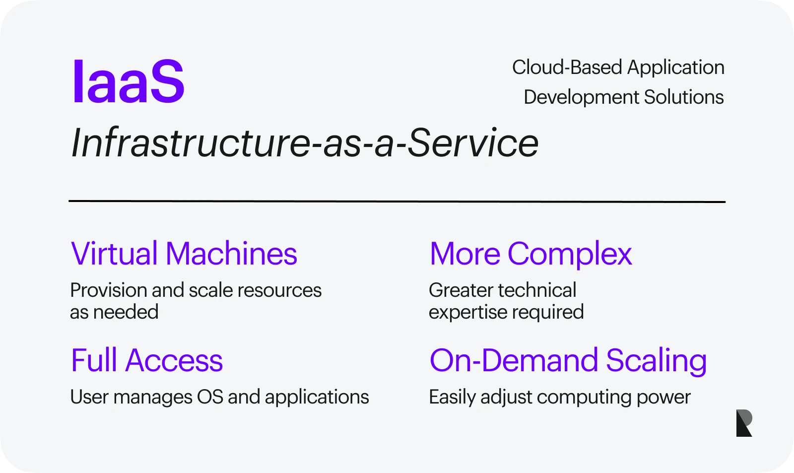 IaaS benefits