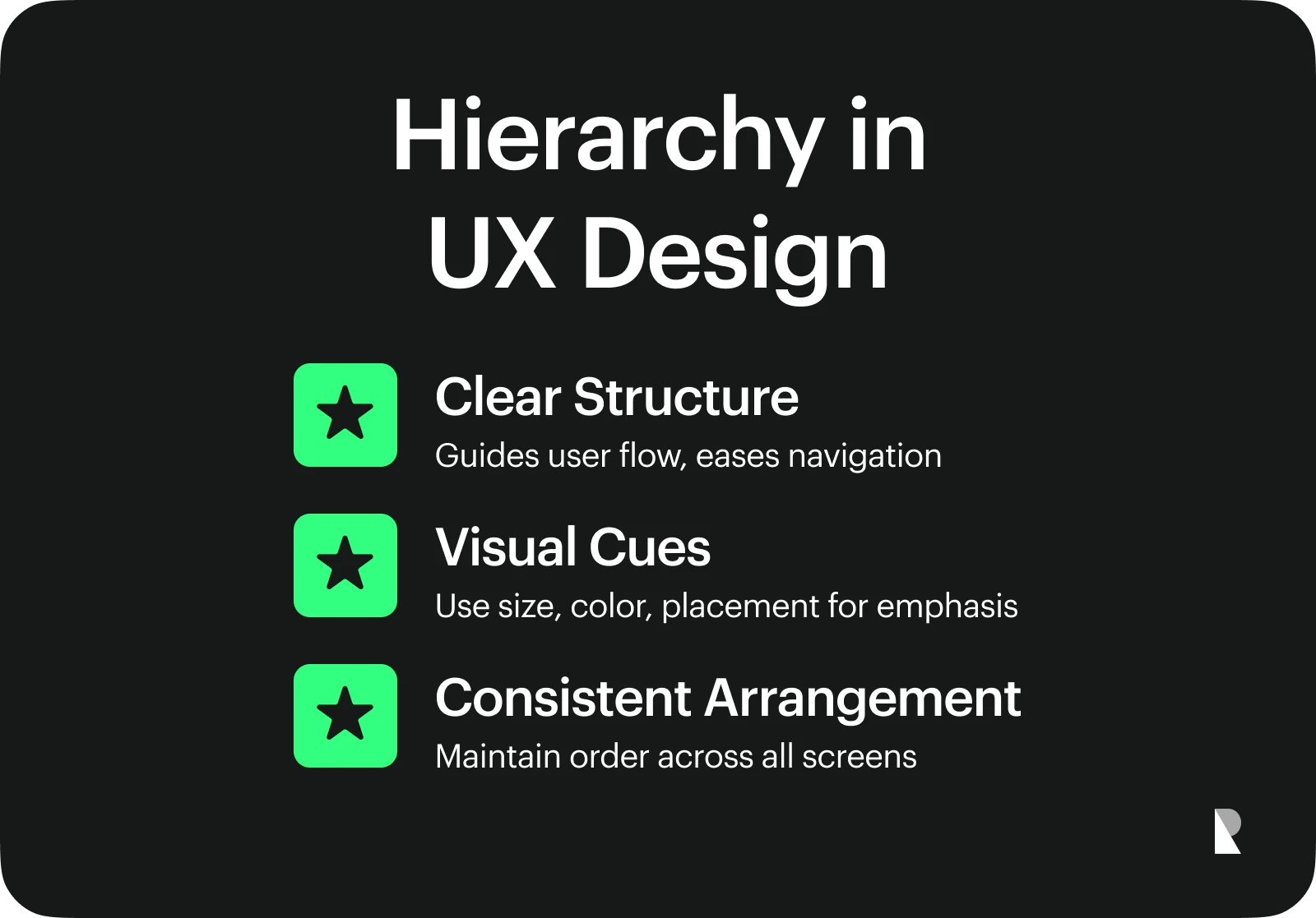 Hierarchy in UX design