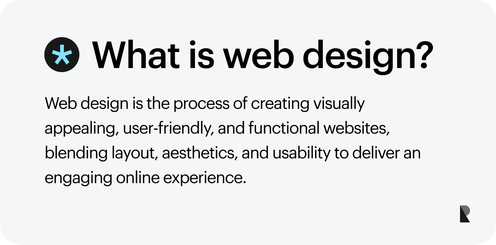 What is web design?