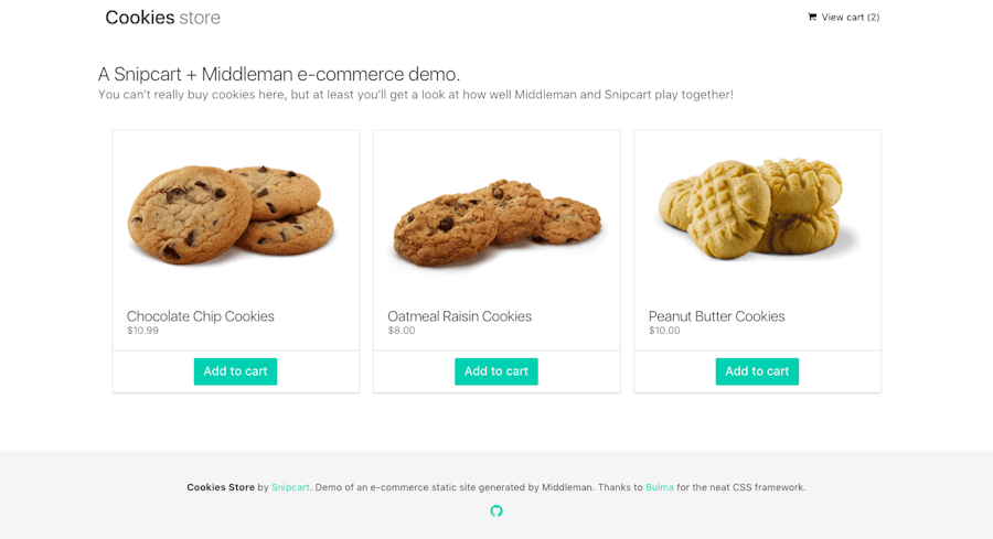 Middle Man Tutorial Middleman Tutorial (v4): Static E-Commerce on a Ruby Site Generator