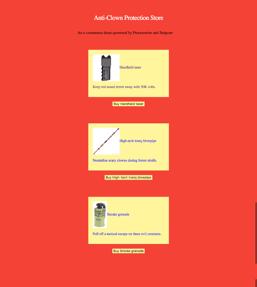 processwire-ecommerce-demo-site