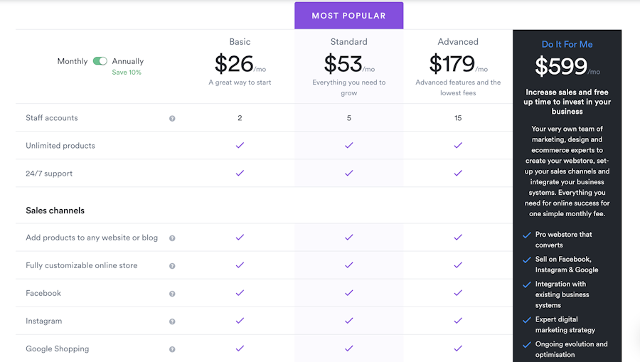 selz-pricing