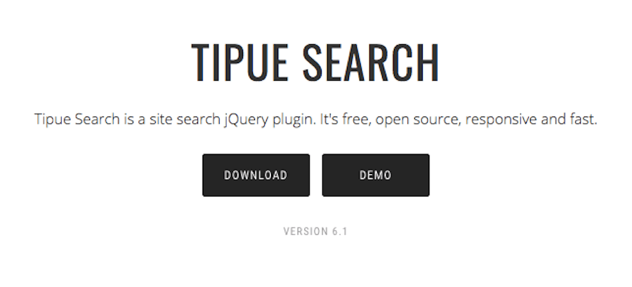 pelican-search-plugin-tipue