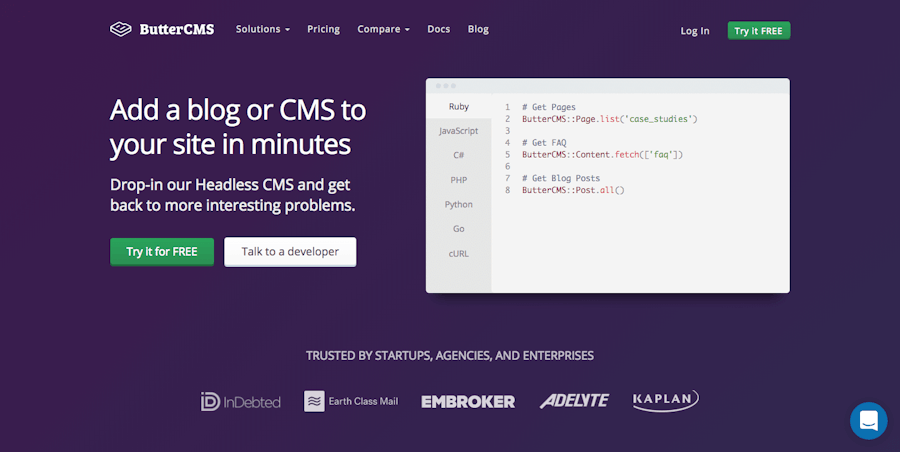 headless-buttercms