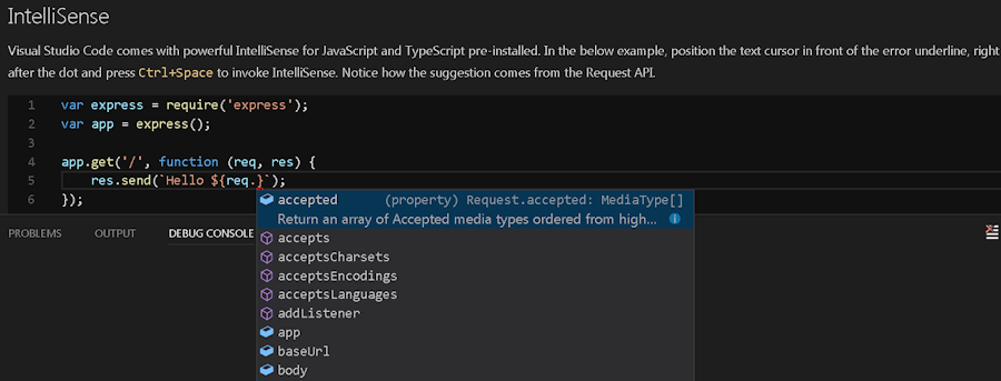 vscode-intellisense