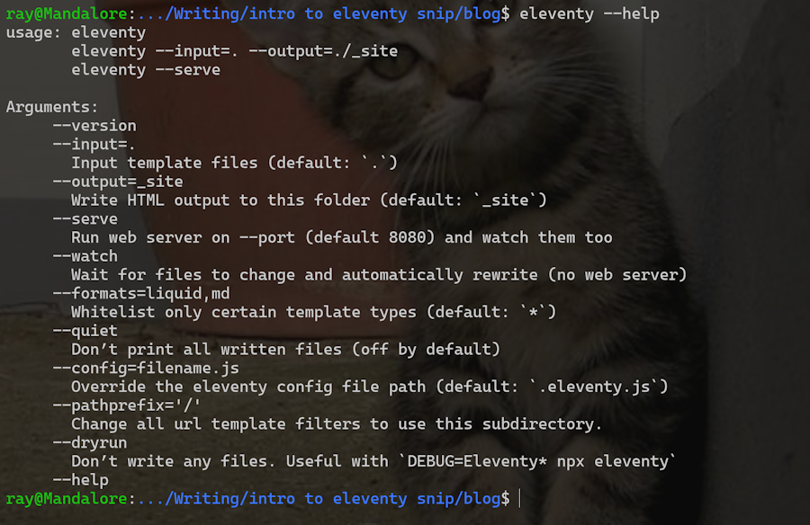 11ty-cli-help