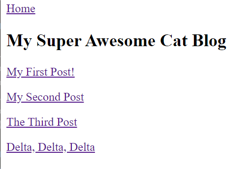 11ty Blog Posts List