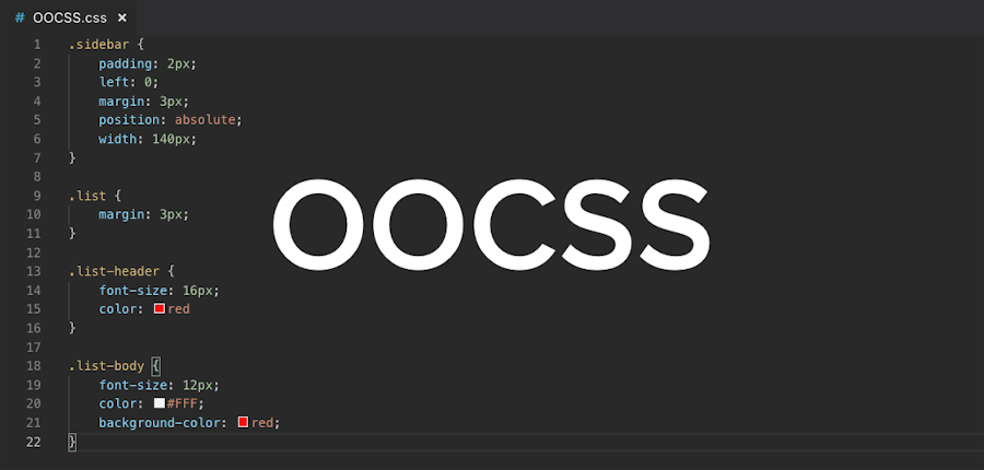 OOCSS CSS architecture