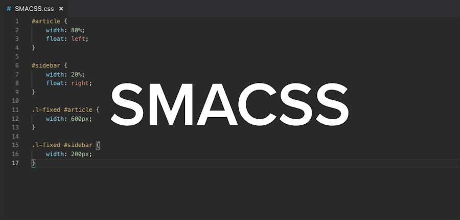 SMACSS CSS methodology
