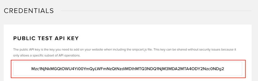 snipcart-api-key