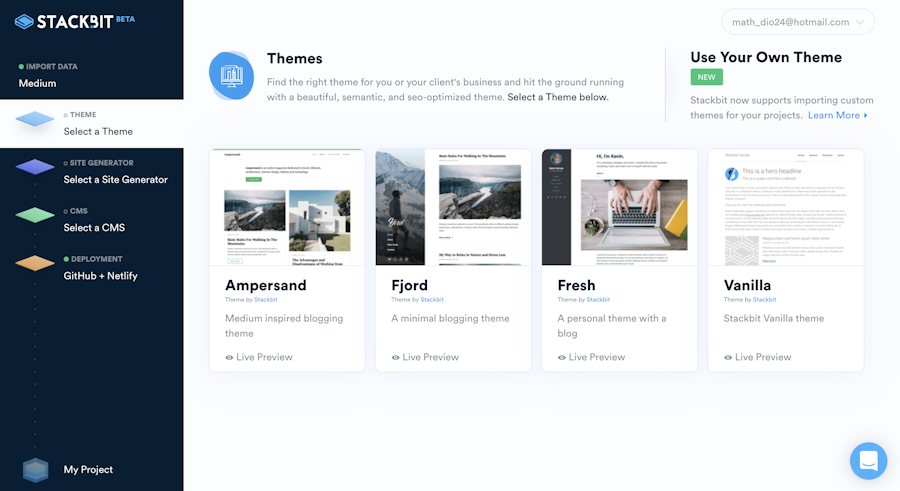 JAMstack Templates Quickstart for N00bs (Live Examples)