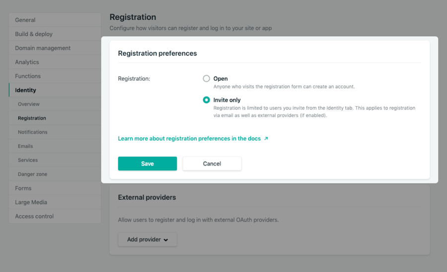 netlify-identify-settings