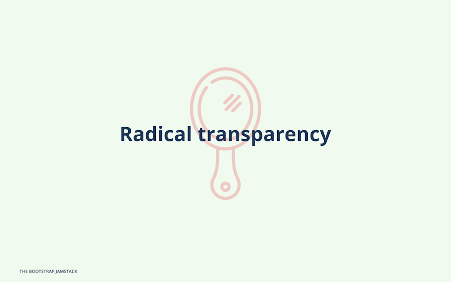 Radical transparency