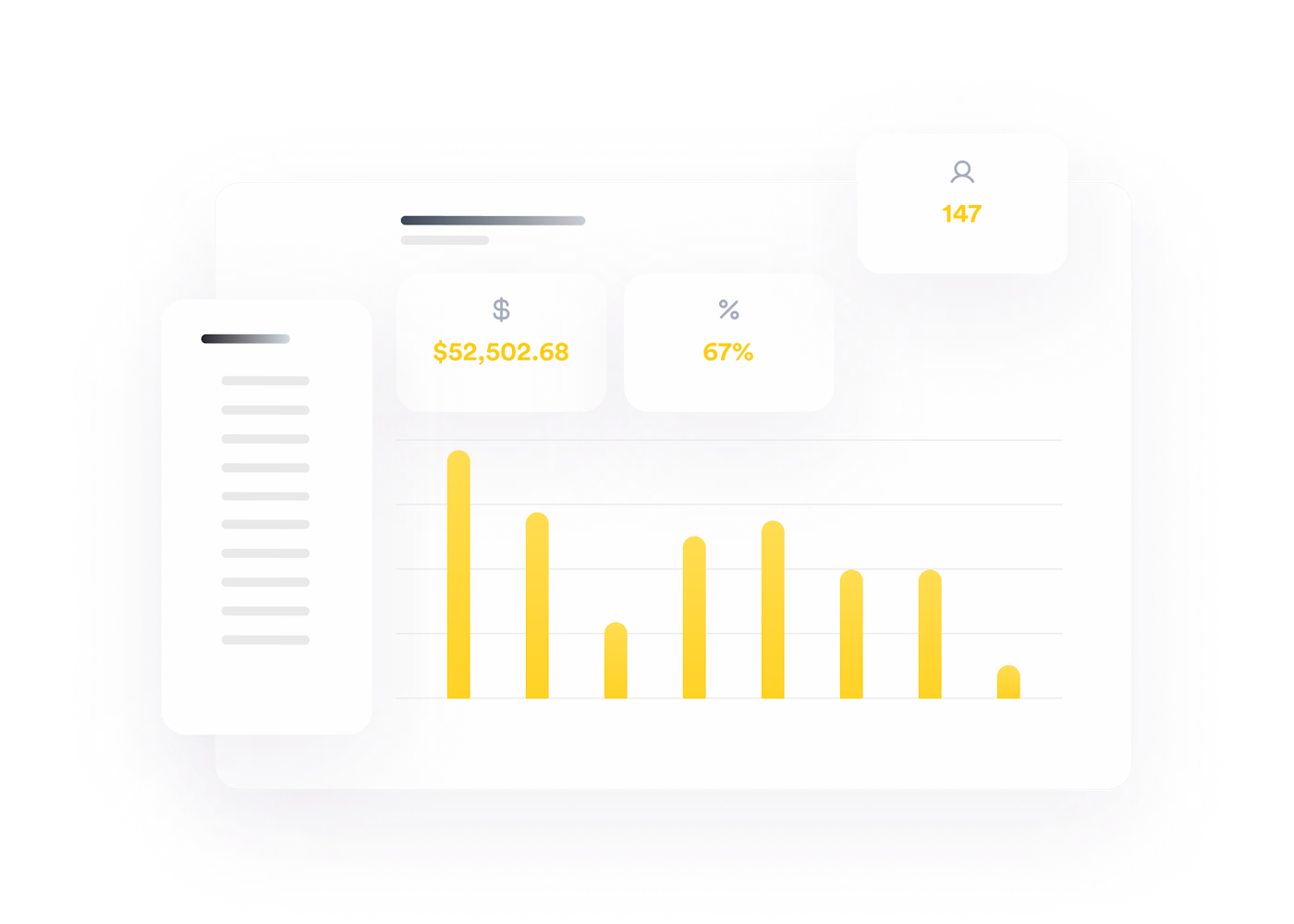 Illustration of the merchant dashboard