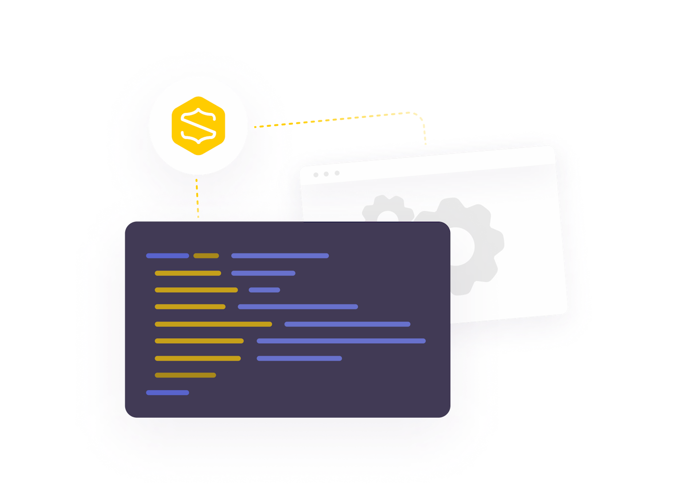 Illustration of API for e-commerce