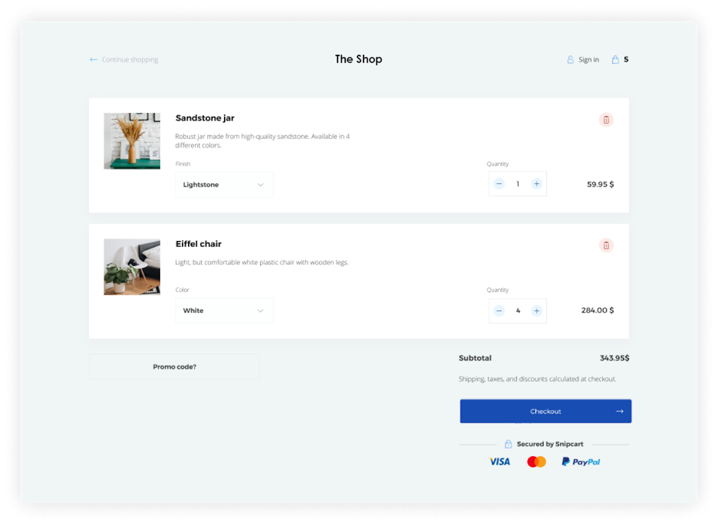 Create Promo Codes & E-Commerce Coupons - Snipcart