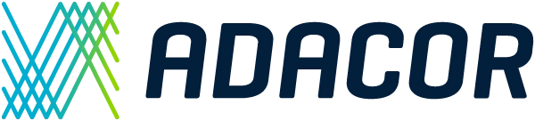 Logo: Adacor mit Schriftzug