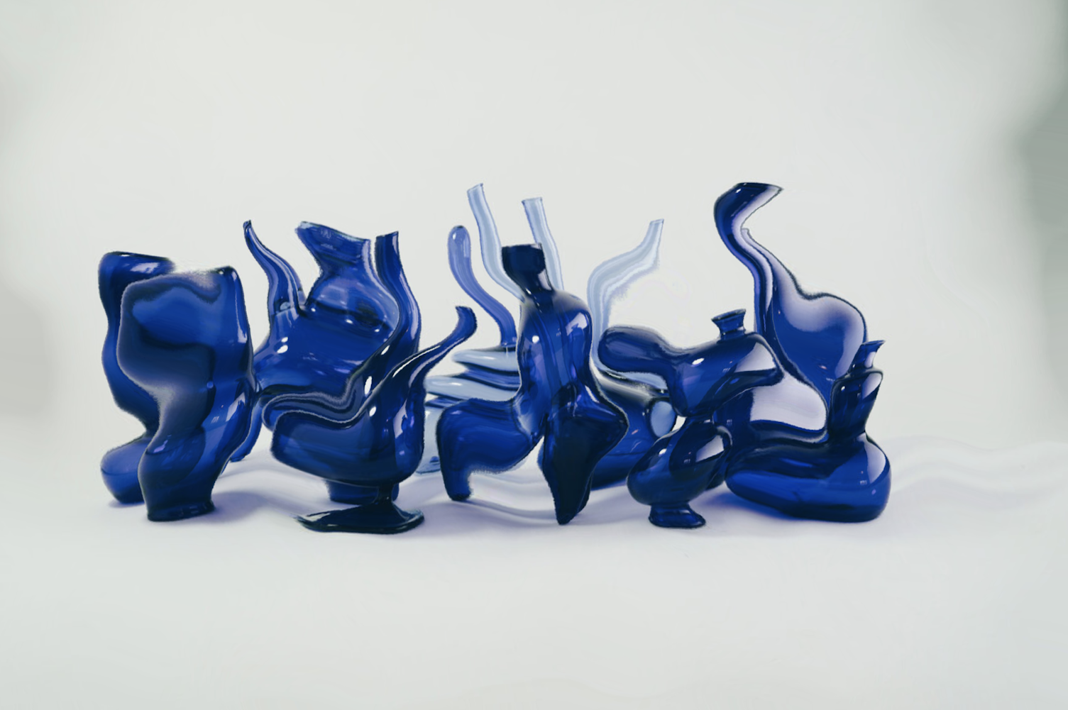 Hollow Forms liquid distortion image animation