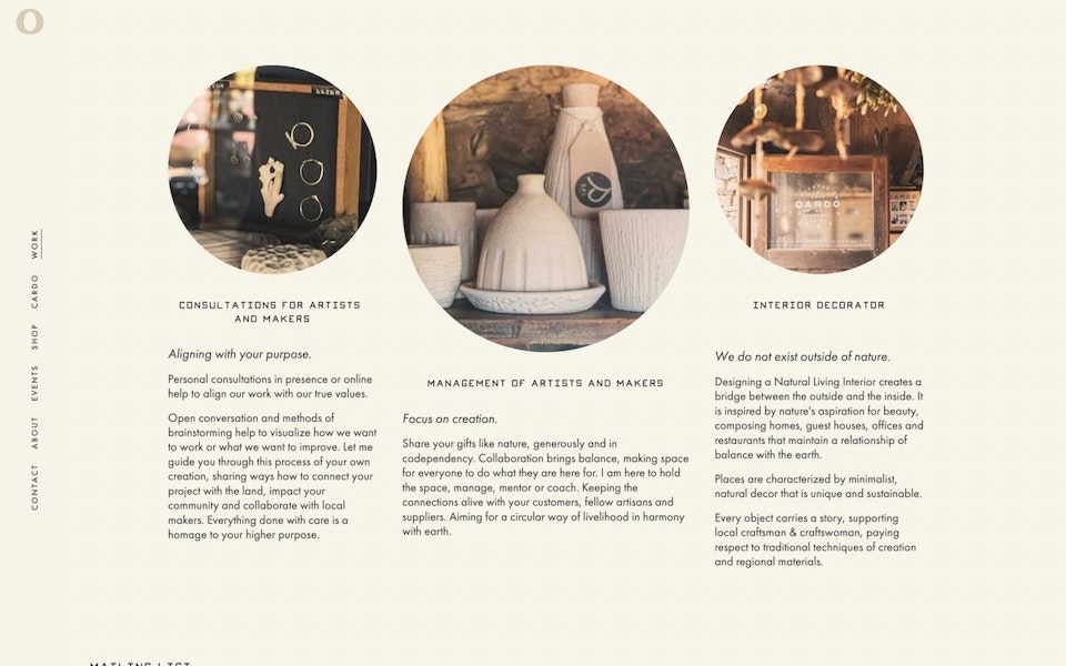 Cardo Utopica Web Design