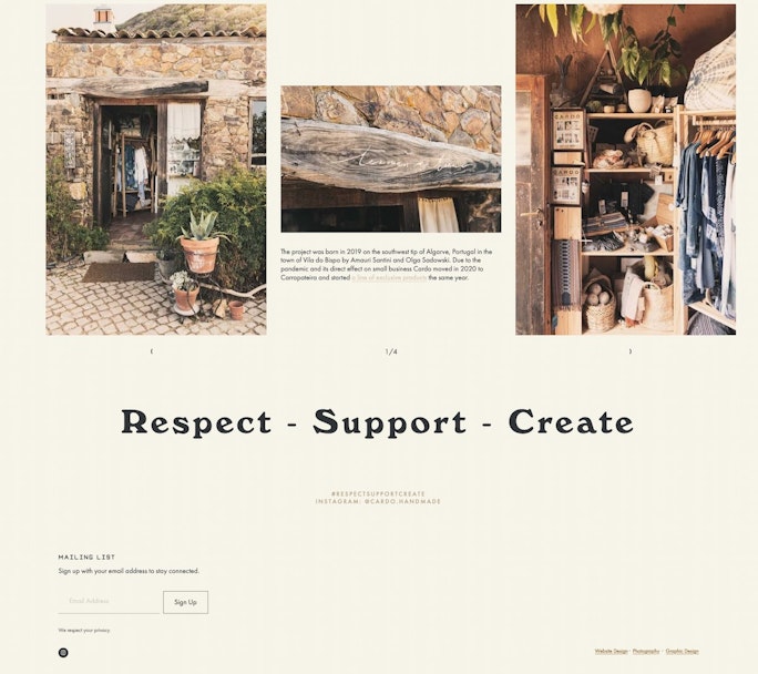 Cardo Utopica Web Design